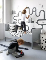 Esta Little Bandits 158835 - Zwart Wit Behang