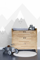 Esta Little Bandits 158840 - Grijs Behang