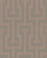 Rasch Sparkling 523911 (Koper glitter op patroon } Behang