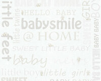 AS Creation Little Stars 35847-1 - Wit / Creme Behang