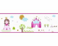 AS Creation Little Stars 35853-2 - Roze / Wit Behang