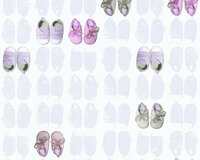 AS Creation Little Stars 35862-1 - Roze / Wit Behang