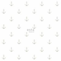 Esta Regatta Crew - Surf Edition 138964 - Zilver - Wit Behang