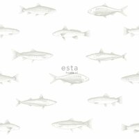Esta Regatta Crew - Surf Edition 138966 - Zilver - Wit Behang