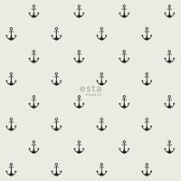 Esta Regatta Crew - Surf Edition 128873 - Zwart - Beige Behang