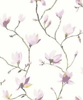 Casadeco Florescence FLRE82365329 - Paars / Wit Behang