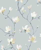 Casadeco Florescence FLRE82366122 - Blauw Behang