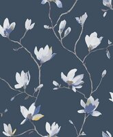 Casadeco Florescence FLRE82366511 - Blauw Behang