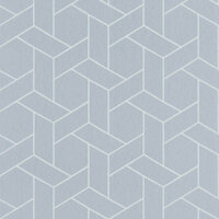 Casadeco Helsinki HELS82036132 - Blauw / Wit Behang