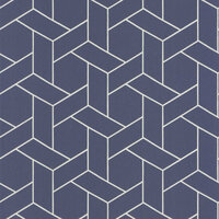 Casadeco Helsinki HELS82036319 - Blauw Behang