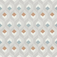 Casadeco Helsinki HELS82051120 - Beige / Blauw Behang