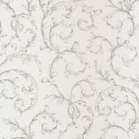 Casadeco Fontainebleau FONT81531203 - Beige / Wit Behang
