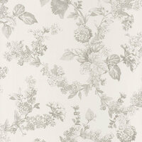 Casadeco Fontainebleau FONT81561203 - Beige / Wit Behang