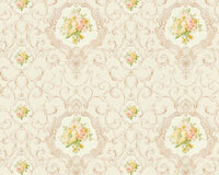 AS Creation Chateau 5 34391-4 - Roze / Geel Behang