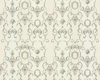 AS Creation Chateau 5 34392-3 - Zilver / Grijs Behang
