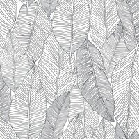 Esta Home Jungle Fever 139011 - Zwart Wit Behang