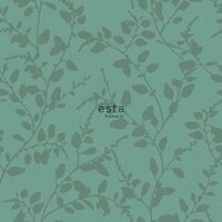 Esta Blush 148730 - Turquoise Behang