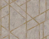 AS Creation Metropolitan Stories | 36928-3 - Bruin / Goud Behang