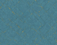AS Creation Emotion Graphic 36881-5 - Blauw / Goud Behang