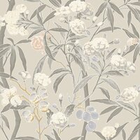 Casadeco Cuba CBBA84331212 - Beige Behang