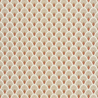 Caselio L&#039;Odyssee OYS101453131 - Oranje Behang