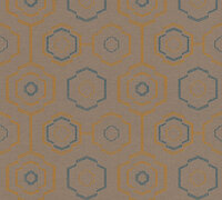 AS Creation Ethnic Origin 37177-3 | 371773 - oker petrol Behang