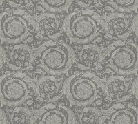 AS Creation Versace 3 93583-6 | 935836 - Zilver / Grijs Behang