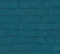 AS Creation Elements 37414-4 - 374144 Blauw / Zwart Behang
