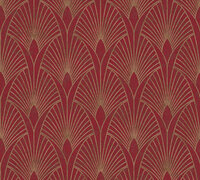 AS Creation New Walls 37427-4 | 374274 - Rood / Goud Behang