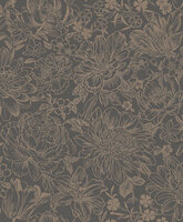 Dutch First Class Bakau Rose/rose gold 65703 Behang
