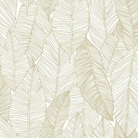 Esta Home Black &amp; White 139125 - Wit - Goud Behang