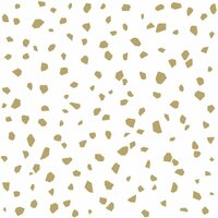 Esta Home Black &amp; White 139133 - Wit - Goud Behang