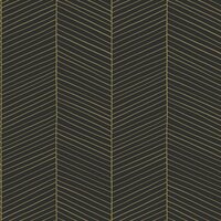 Esta Home Black &amp; White 139136 - Zwart - Goud Behang