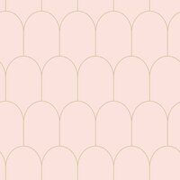 Esta Art Deco 139201 - Roze - Goud Behang