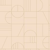Esta Art Deco 139206 - Roze - Oranje - Goud Behang