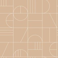Esta Art Deco 139208 - Terracotta - Roze - Oranje Behang