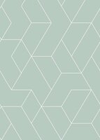 Esta Art Deco Fotobehang 158963 - Groen Behang