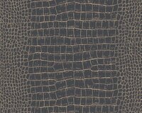 AS Creation Trendwall | 3710-03 - 371003 Zwart / Goud Behang