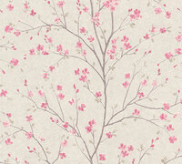 AS Creation Metropolitan Stories II Mio / Tokio 37912-1 - 379121 - Roze / Wit Behang