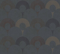 AS Creation Pop Style 37480-2 - 374802 - Zwart / Grijs Behang