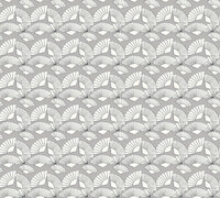 AS Creation Karl Lagerfeld Fan 37847-1 - 378471 - Grijs / Zilver Behang