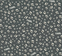 AS Creation Karl Lagerfeld Ikonik 37843-7 - 378437 - Beige / Zwart Behang