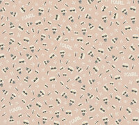AS Creation Karl Lagerfeld Ikonik 37843-8 - 378438 - Beige / Zwart Behang