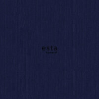 Esta Home Behang jeans structuur donkerblauw 137735 - Blauw Behang