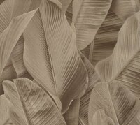 Montecolino Folium FO17807 Taupe Banana Leaves Behang