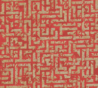 AS Creation My Home My Spa 38695-4 - 386954 - Rood / Goud Behang