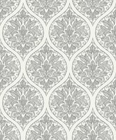 Noordwand Emporium 7002 Metallic - Wit Behang