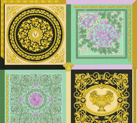 Versace Home 5 38704-1 Munt - Goud Behang