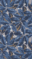 Casadeco Five O&#039;Clock FOCL85796697 - Blauw Behang