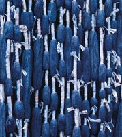 Casadeco Ginkgo GINK86276574 - Blauw Behang